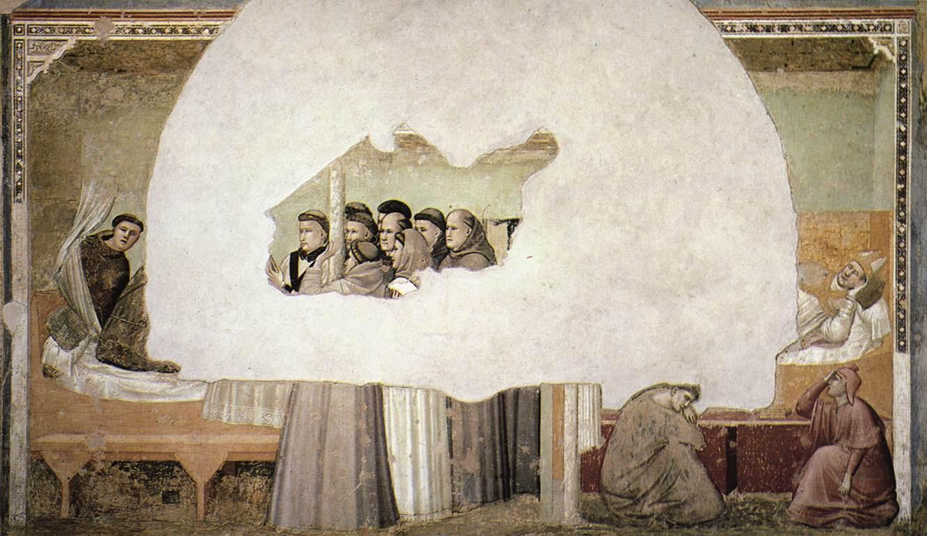 Bardi Chapel - The visions of Brother Augustine and Bishop Guido of Assisi